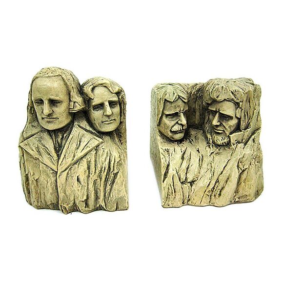 Historical Wonders Mount Rushmore Bookends - Picture 1 of 4
